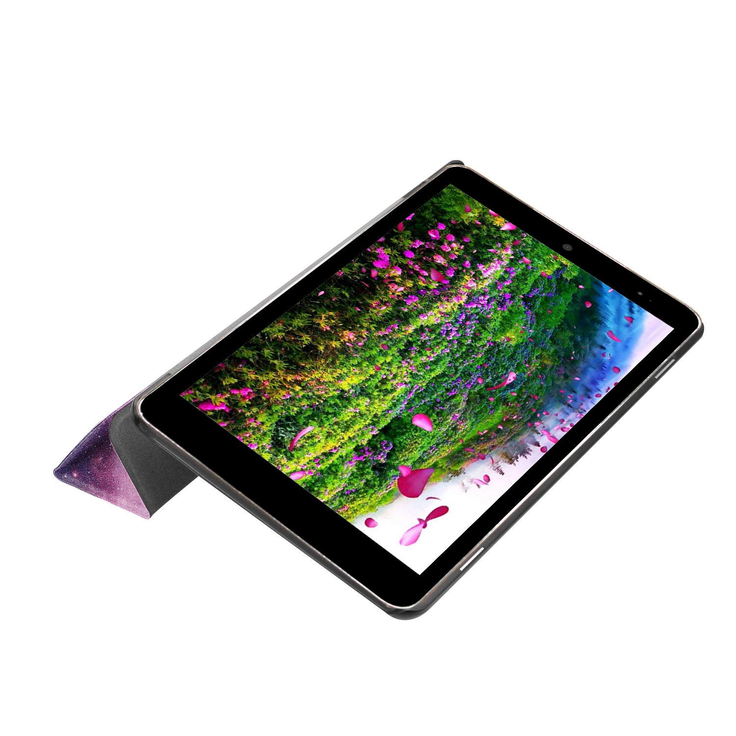 Amazon | au Qua tab QZ8 KYT32 8インチ タブレット 専用 三つ折カバー